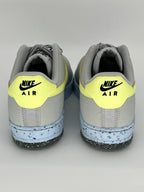 11M Nike AirForce 1 Crater Pure Platinum/Barely Volt & Black/Black-Photon Dust (CZ1524-001 & CZ1524-002 Bundle)
