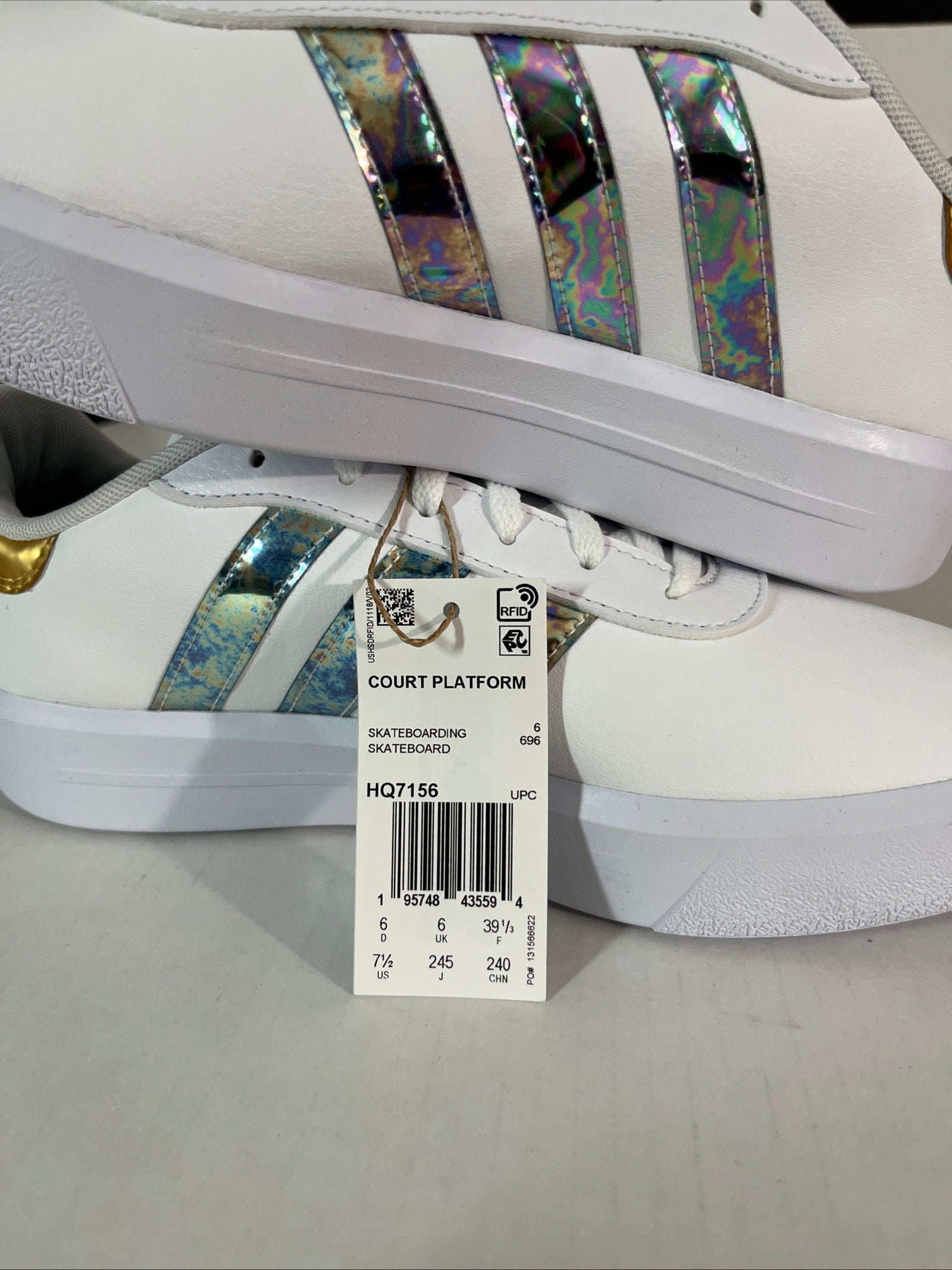 7.5W Adidas Court Platform (HW7156)