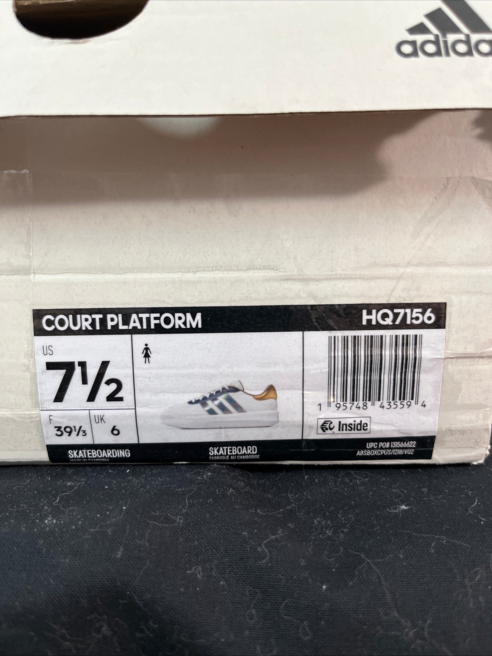 7.5W Adidas Court Platform (HW7156)