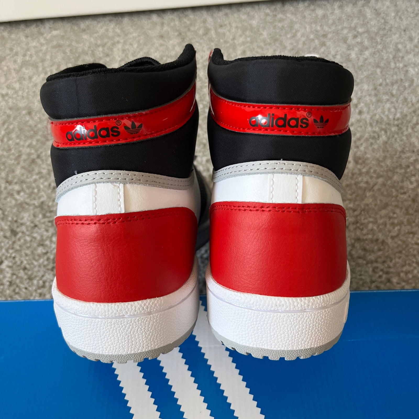 10.5M Adidas Top Ten RB White-Grey-Red (FZ6197)