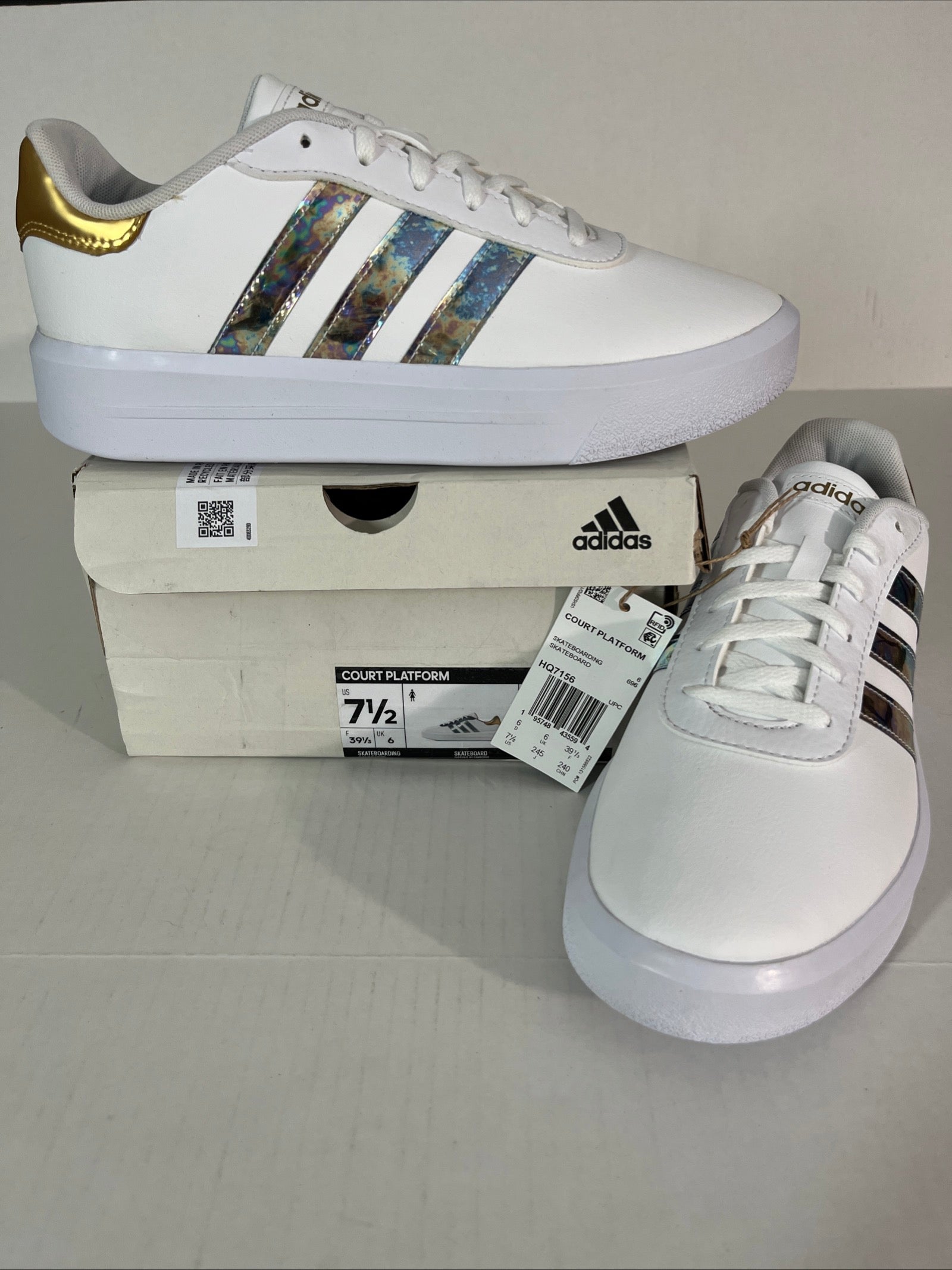 7.5W Adidas Court Platform (HW7156)