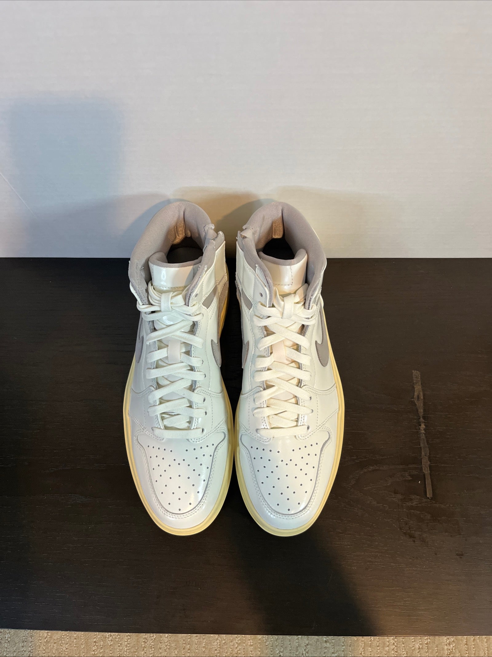 11.5W Nike Air Jordan 1 Elevate High SE "Sail/College Grey/Pale Vanilla" (DZ3744-100)