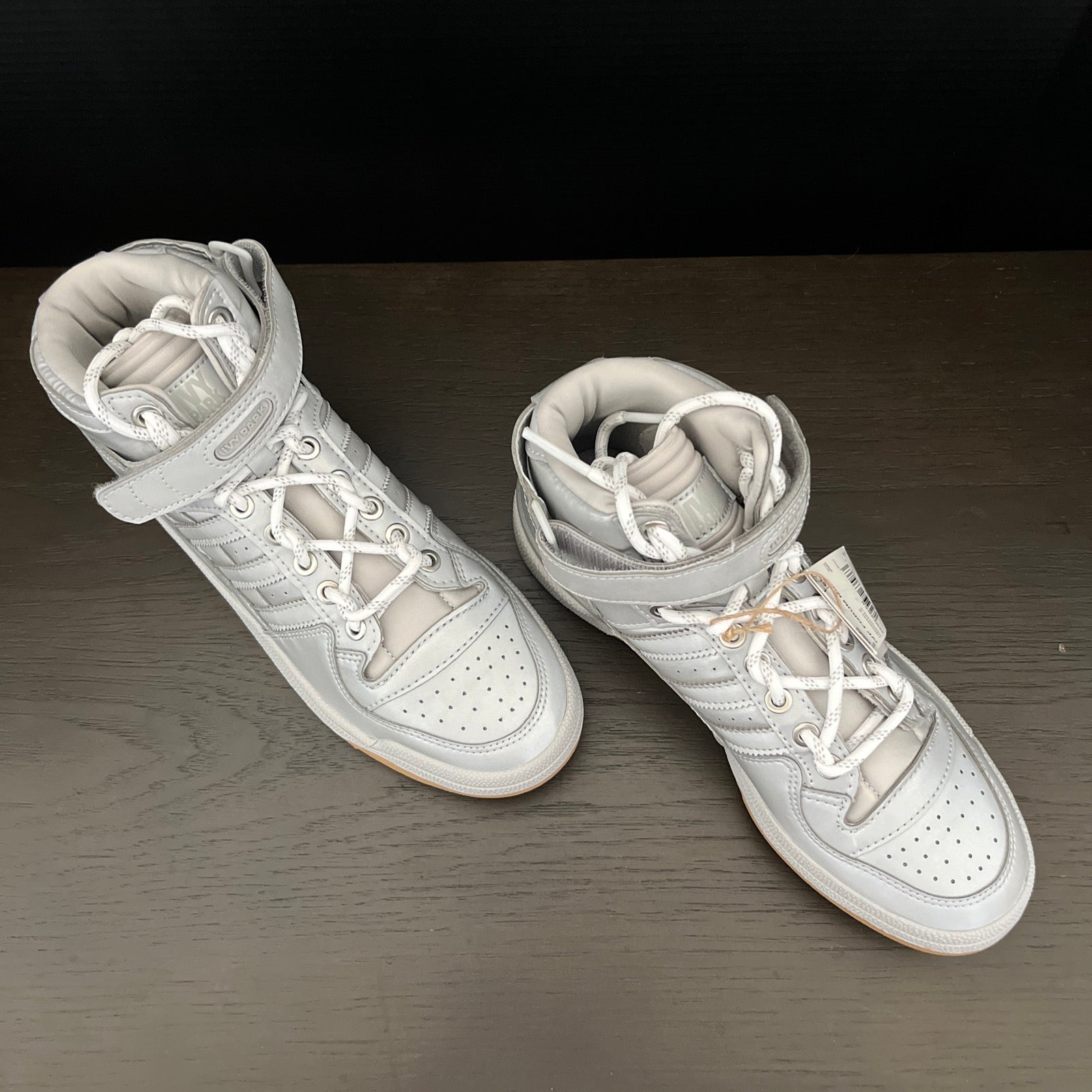 6 M/W Adidas Forum Mid Ivy Icy Park Silver Metallic Reflective (GW2858)