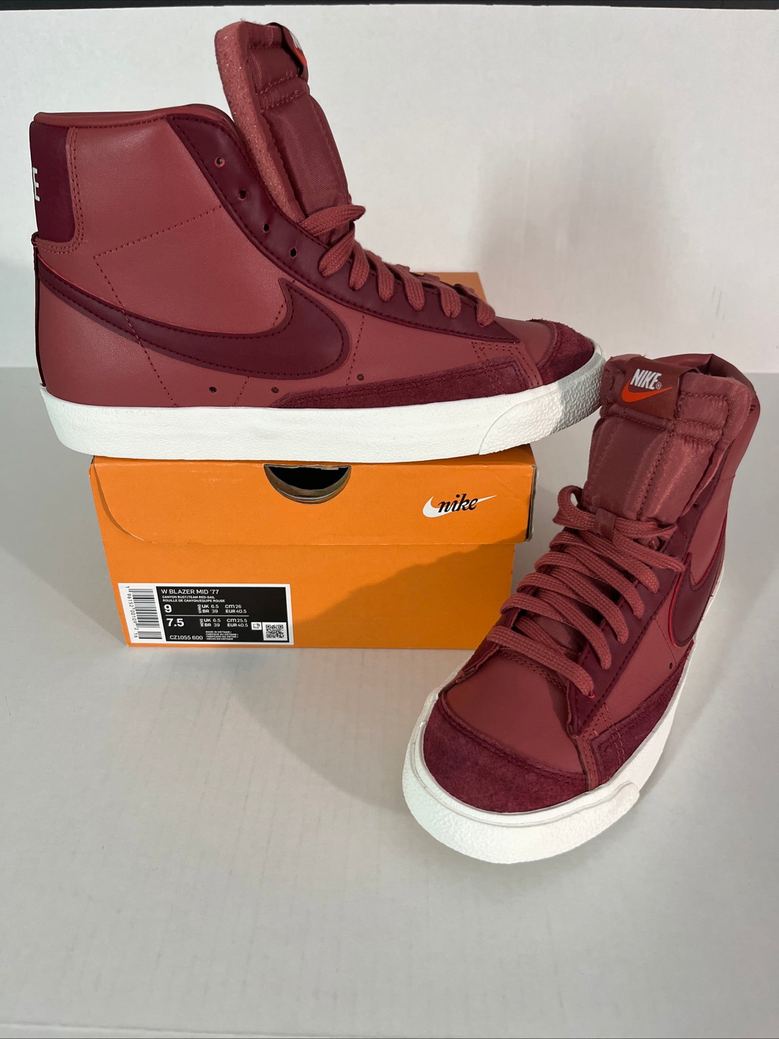 9W Nike Blazer Mid ’77 Canyon Rust (CZ1055-600)