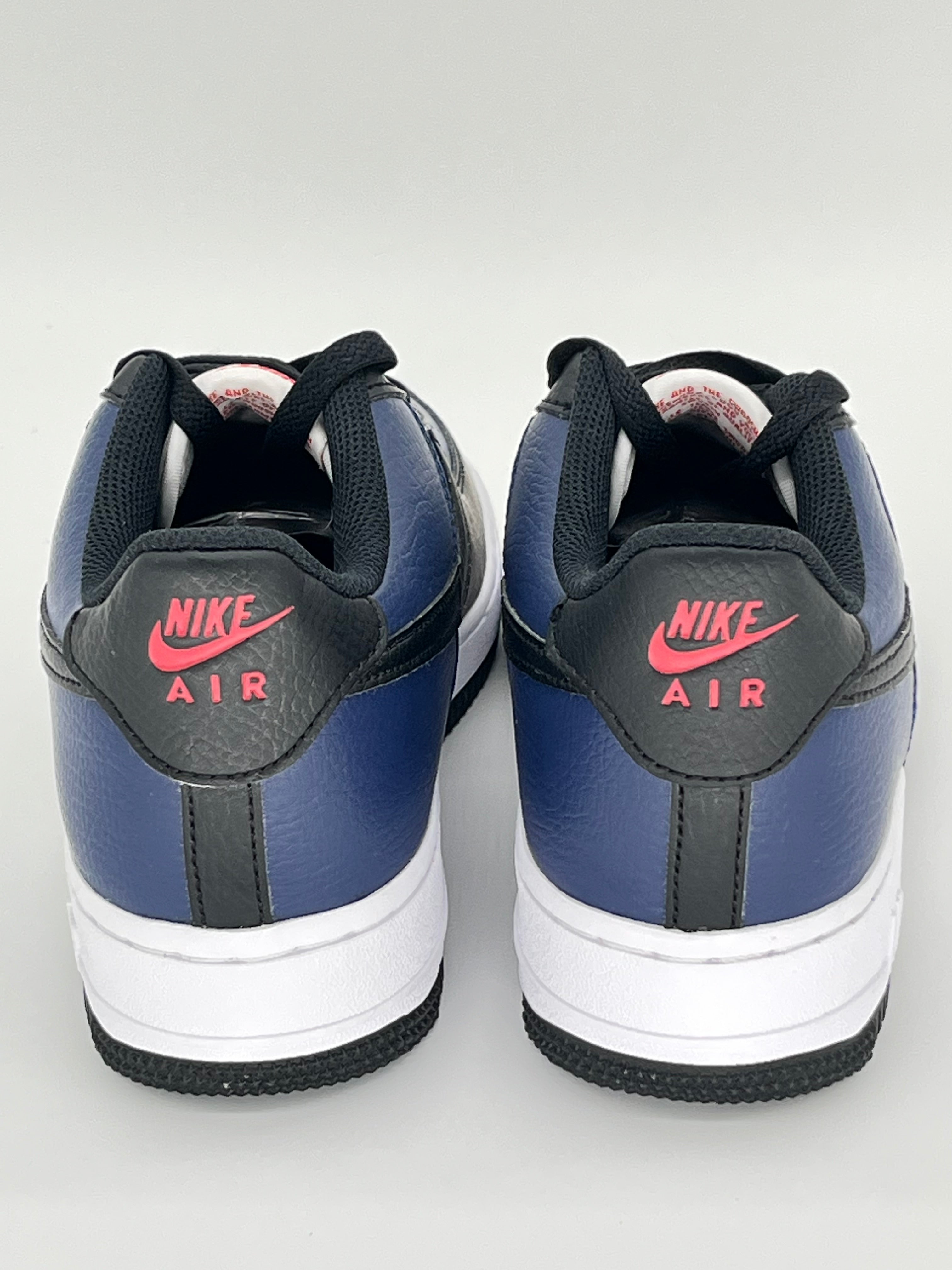 6.5Y Nike AirForce1 Midnight Navy/Black/White/University Red (HJ9201-400) - No Box