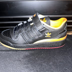 10.5M Adidas Forum Low "Black/Solar Yellow/Red" (FZ5891)