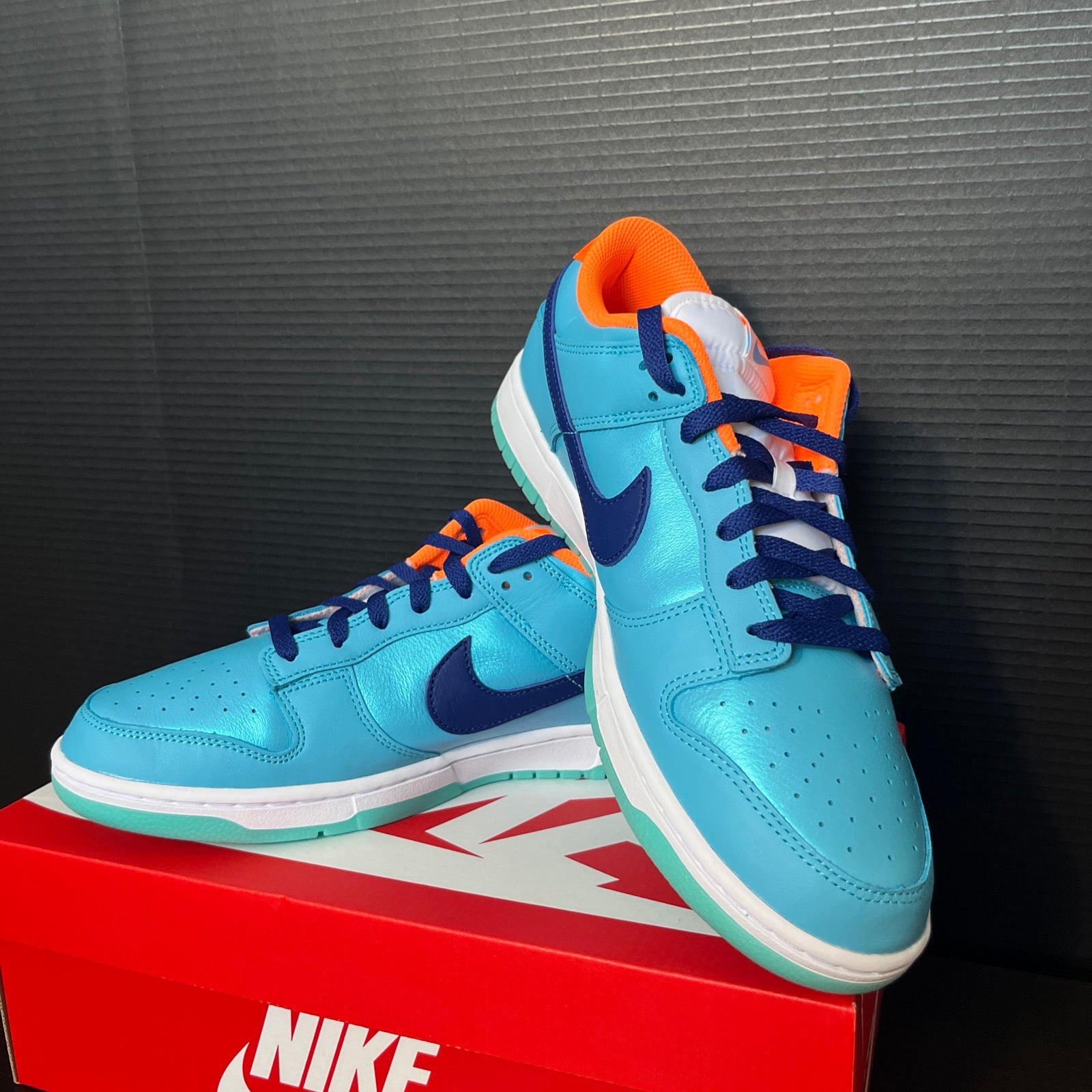 10.5M Nike Dunk Low SE "Baltic Blue/Deep Royal Blue/Orange" (HQ1538-416)