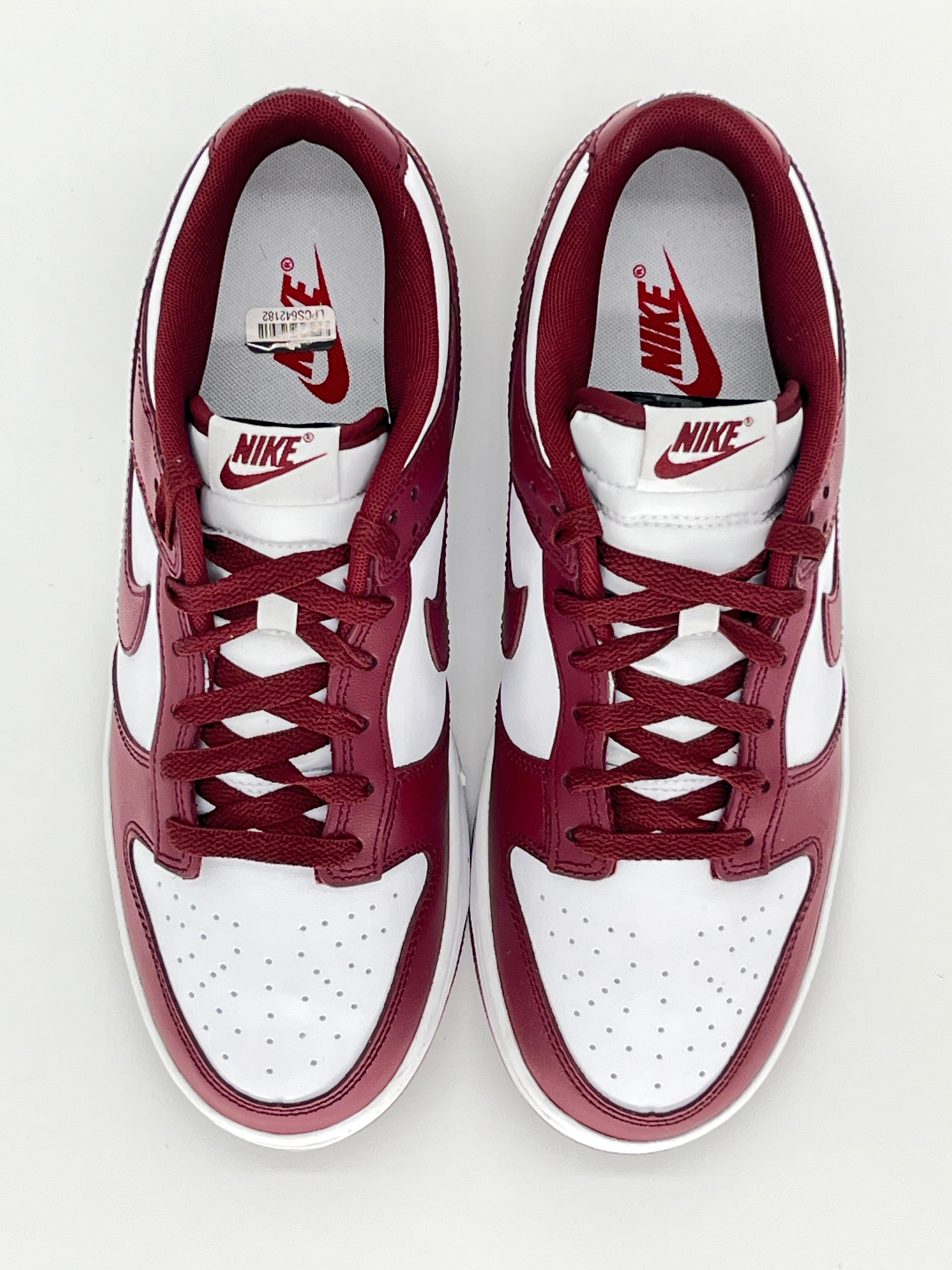 9M Nike Dunk Low Redwood White/Redwood/Gym Red (DV0833-115) - No Box