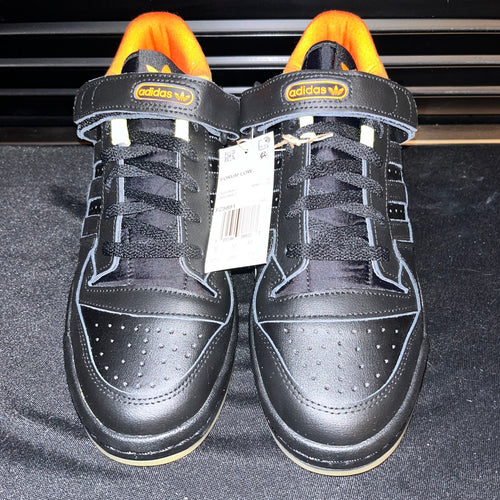 10.5M Adidas Forum Low "Black/Solar Yellow/Red" (FZ5891)