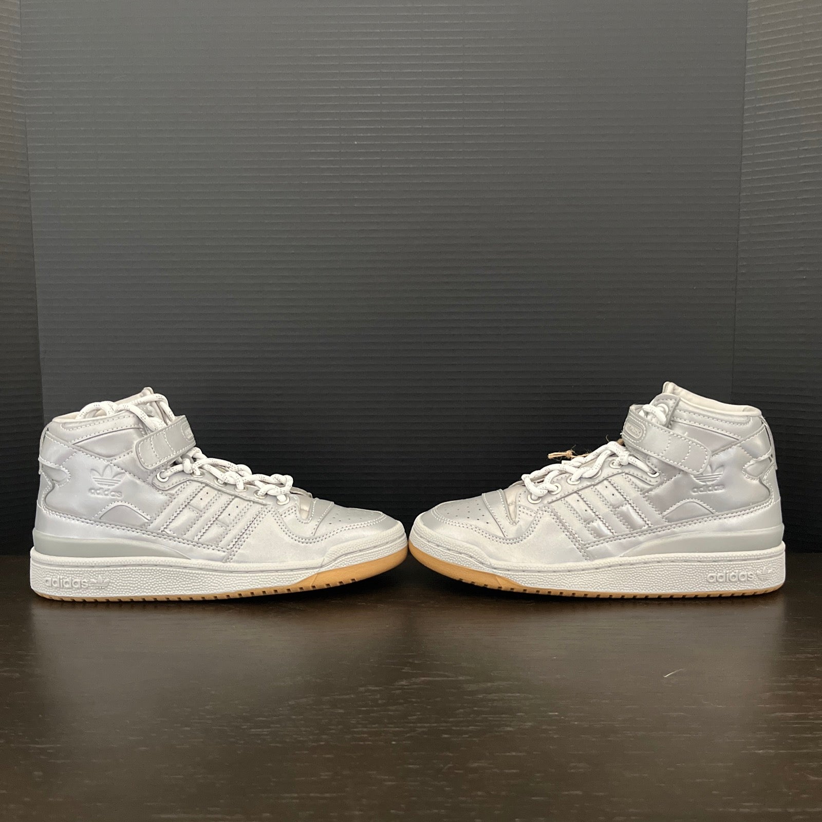 6 M/W Adidas Forum Mid Ivy Icy Park Silver Metallic Reflective (GW2858)