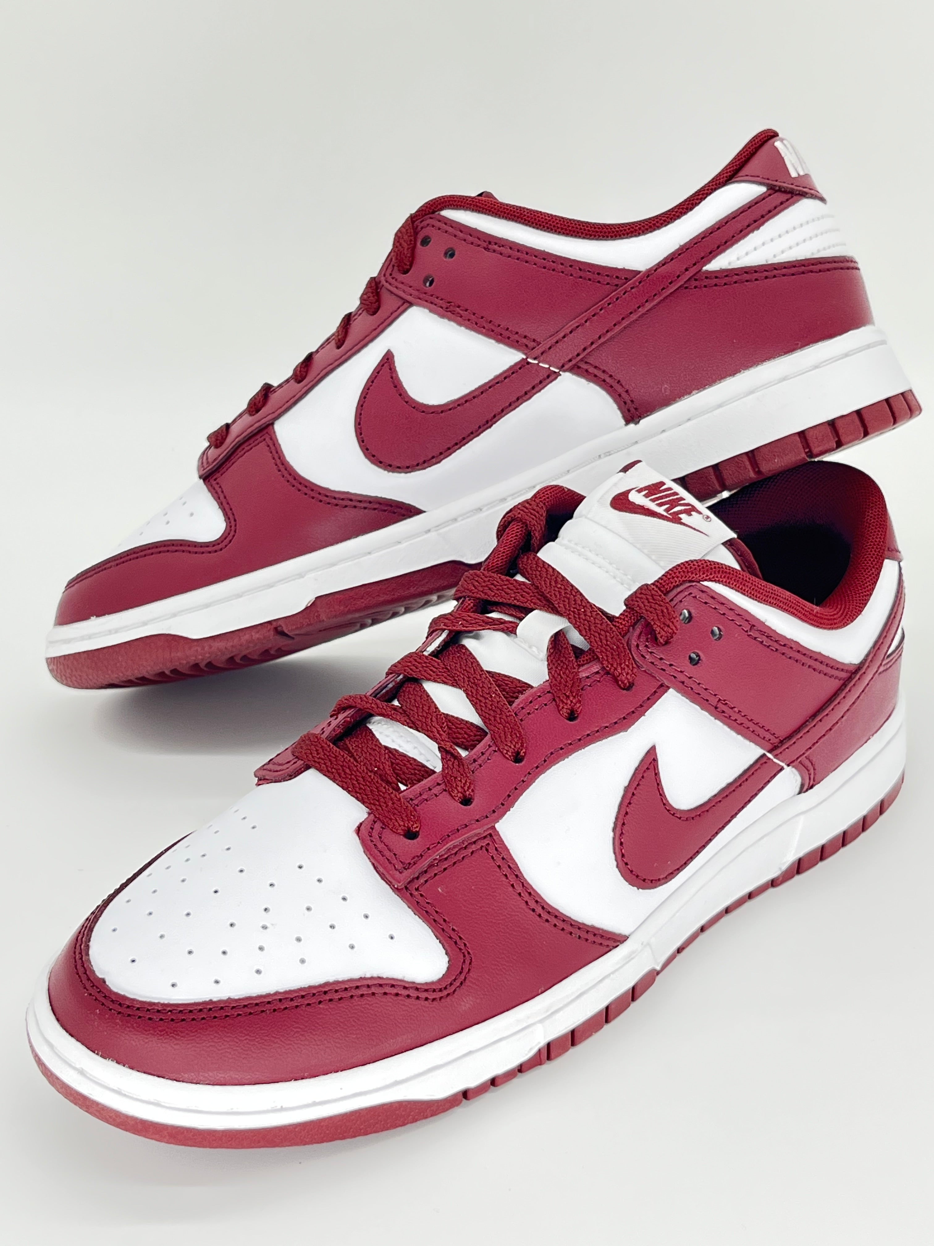 9M Nike Dunk Low Redwood White/Redwood/Gym Red (DV0833-115) - No Box
