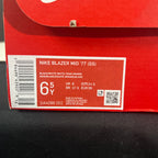 6.5Y Nike Blazer Mid '77 GS Black/White (DA4086-002)