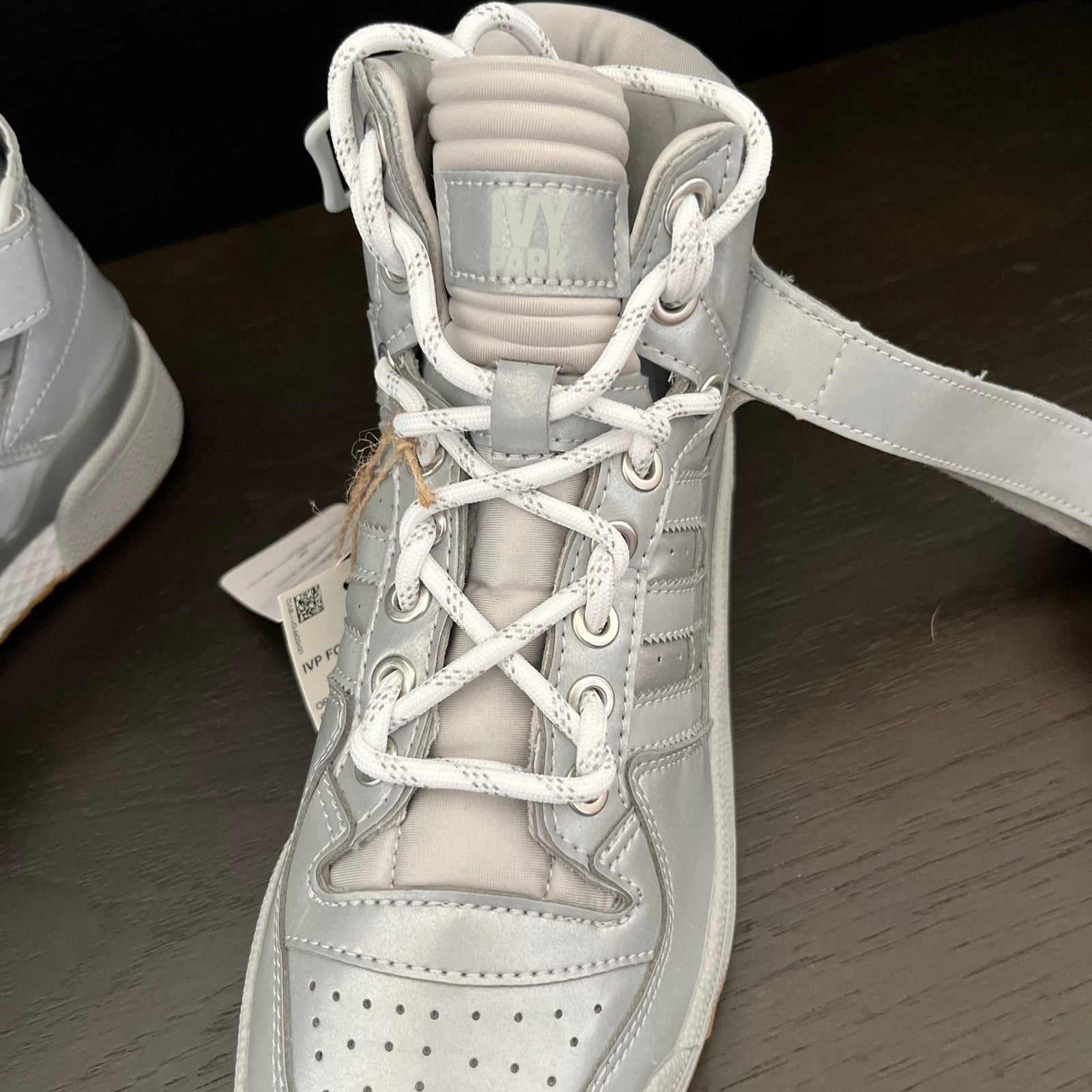 6 M/W Adidas Forum Mid Ivy Icy Park Silver Metallic Reflective (GW2858)