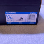 10.5M Adidas Hoops 3.0 Mid White/Black Stripes (GW3019)