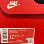 10.5M Nike Court Royale 2 Mid White Onyx (CQ9179-100)
