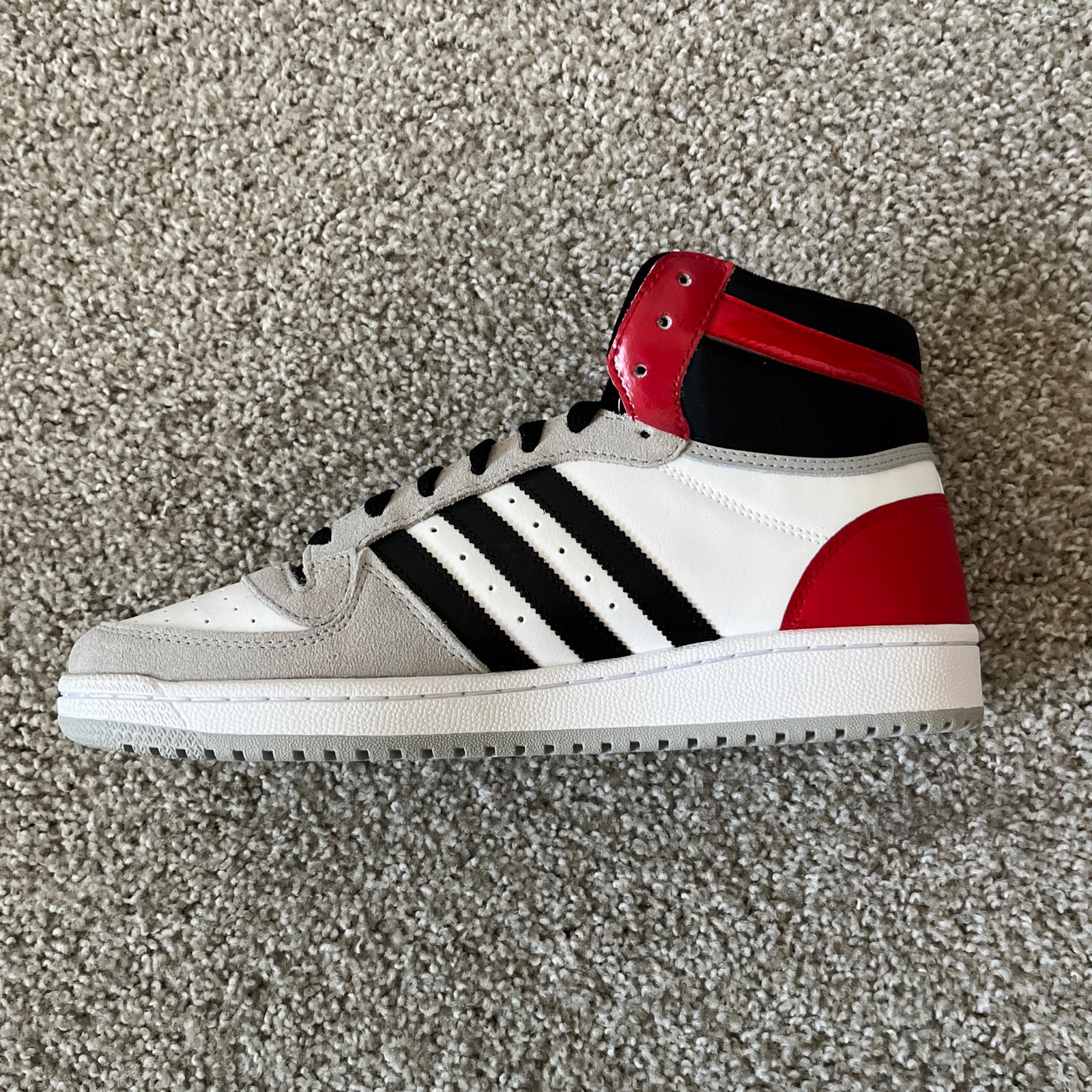 10.5M Adidas Top Ten RB White-Grey-Red (FZ6197)