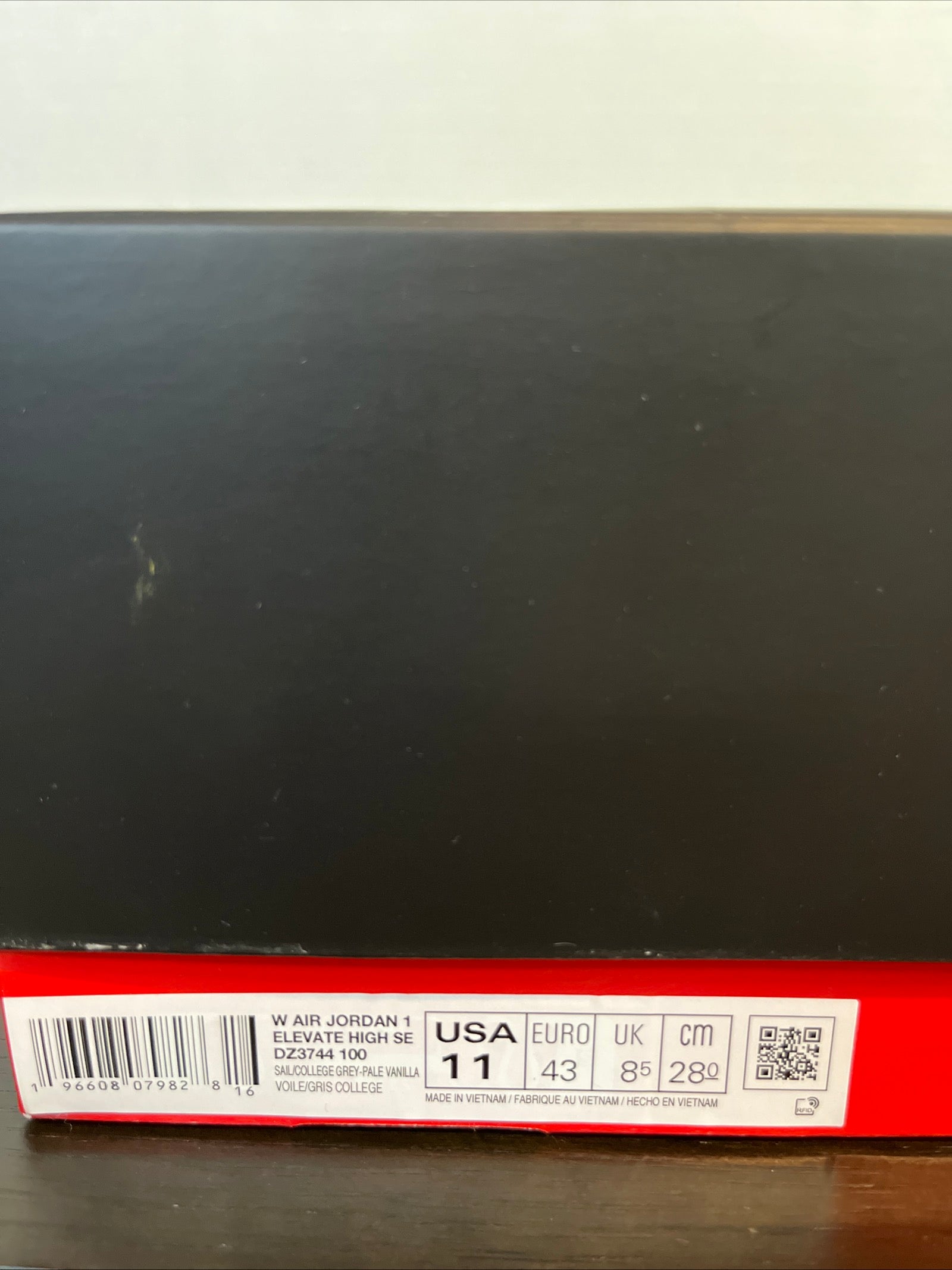 11W Nike Air Jordan 1 Elevate High SE "Sail/College Grey/Pale Vanilla" (DZ3744-100)