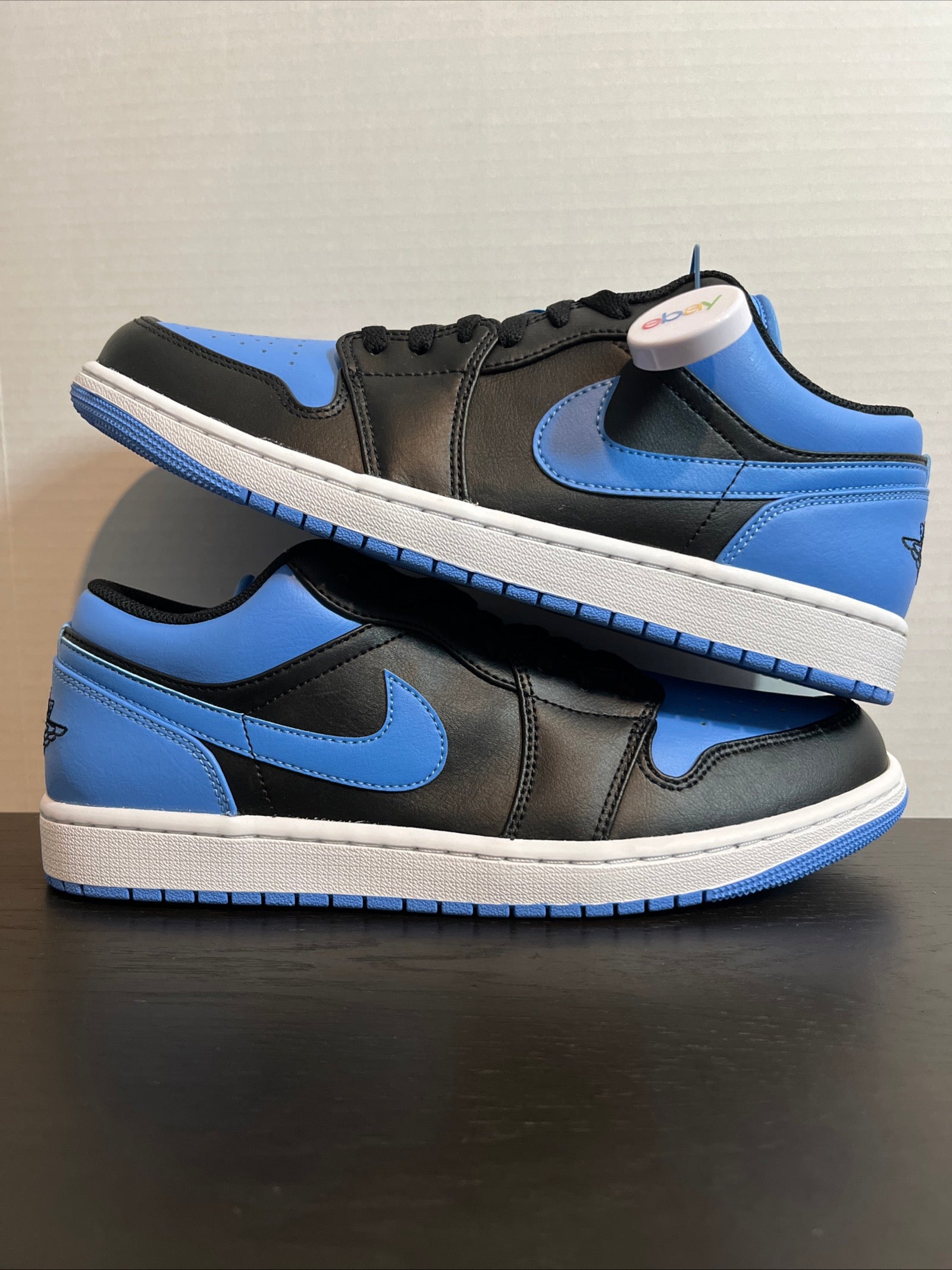 11M Nike Air Jordan 1 Low "Black/University Blue" (553558-041)