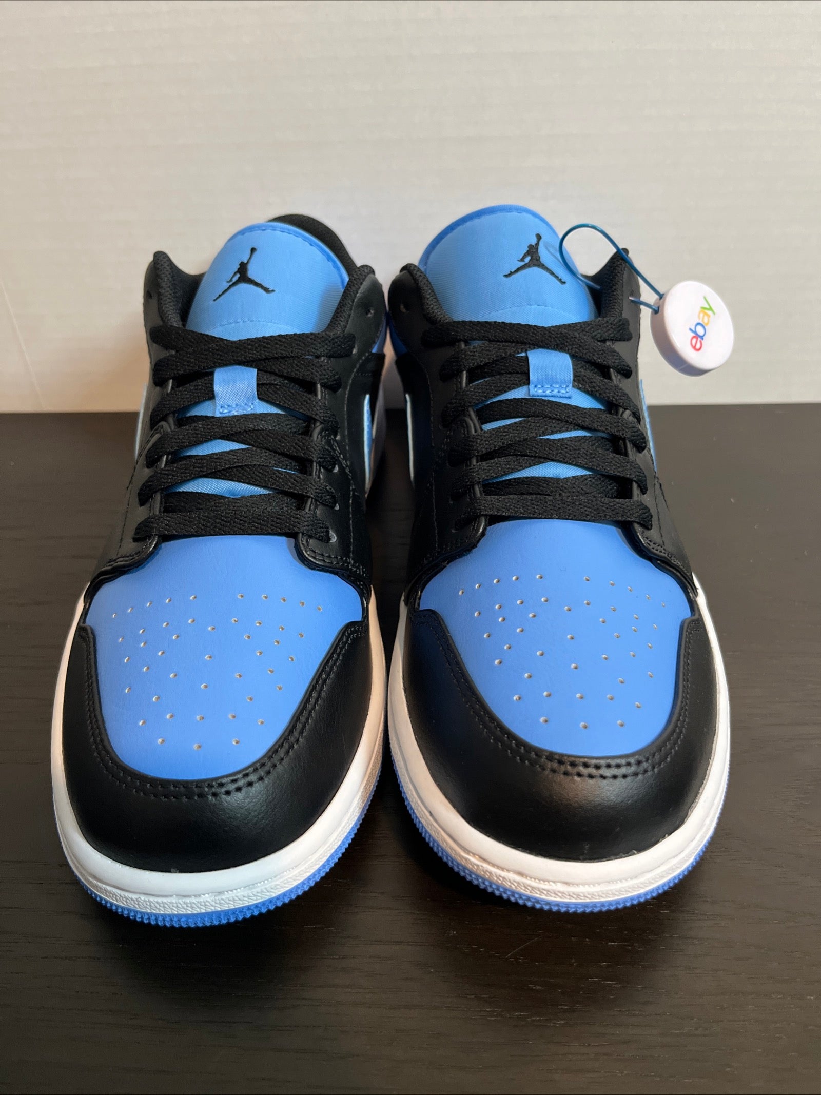 11M Nike Air Jordan 1 Low "Black/University Blue" (553558-041)