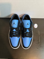 11M Nike Air Jordan 1 Low "Black/University Blue" (553558-041)