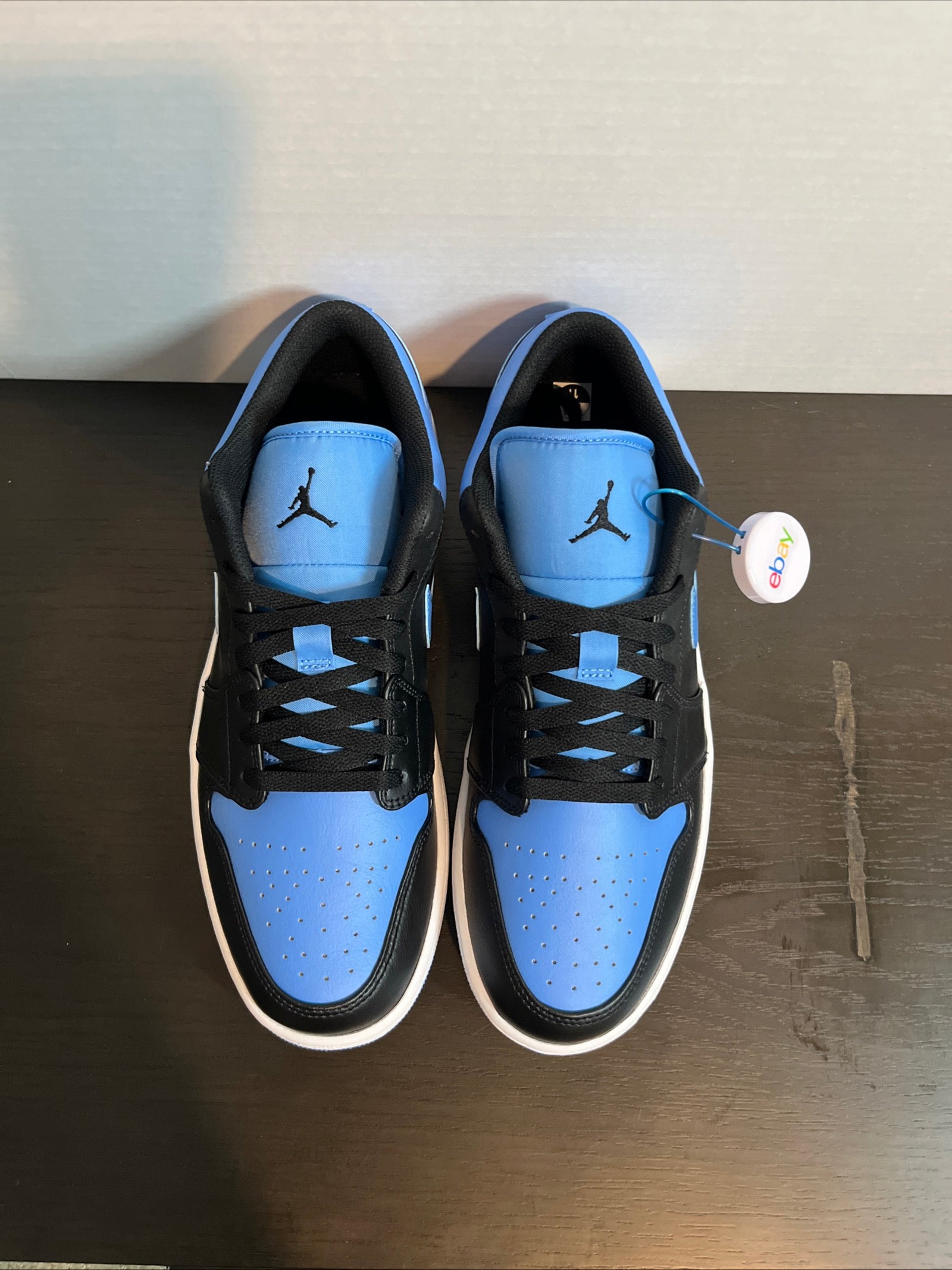 11M Nike Air Jordan 1 Low "Black/University Blue" (553558-041)