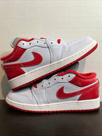 6Y Nike Air Jordan 1 Low SE (GS) "Football Grey/University Red" (FQ1935-018)