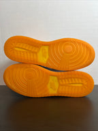 6Y Nike Air Jordan 1 Mid SE (GS) "Gatorade - Football Grey/Orange Peel" (FN9053-018)