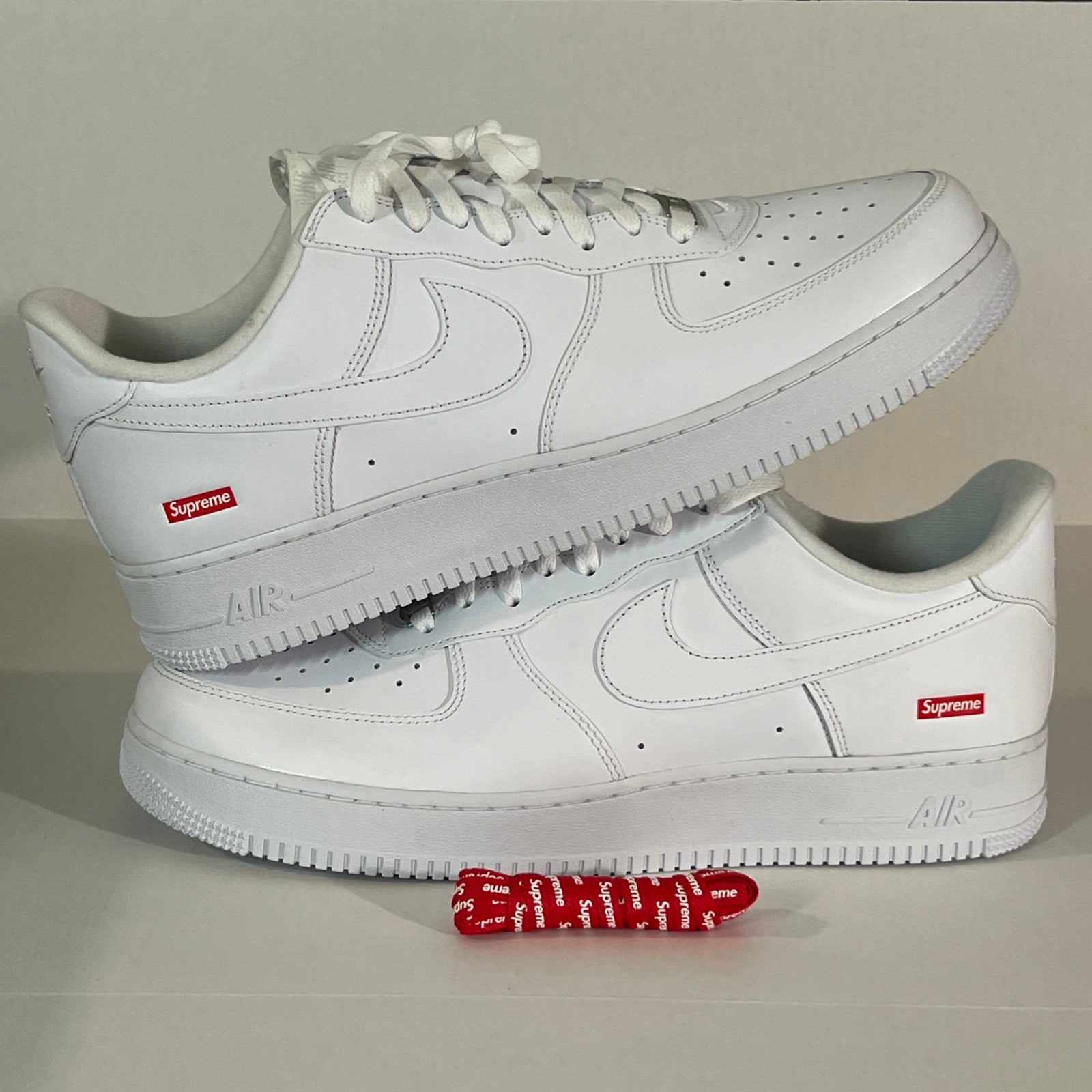 15M Nike Air Force 1 x Supreme Low Box Logo (CU9225-100)