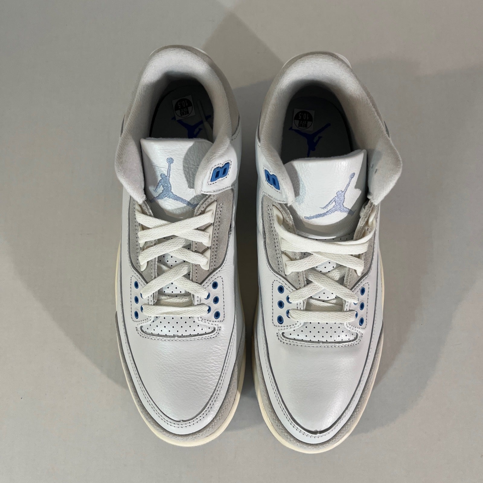 10.5M Air Jordan 3 Retro "Lucky Shorts" Summit White/Hydrogen Blue (CT8532 101)