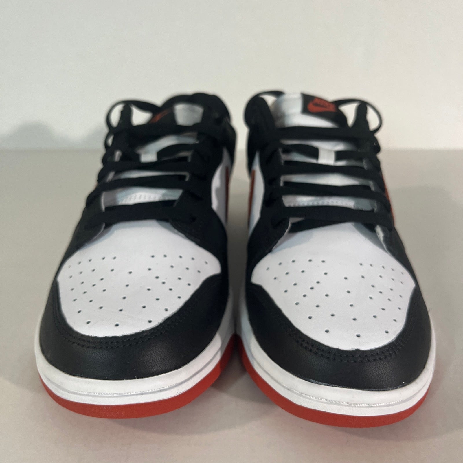 11M Nike Dunk Low White/Black/Dragon Red (DV0833-108)