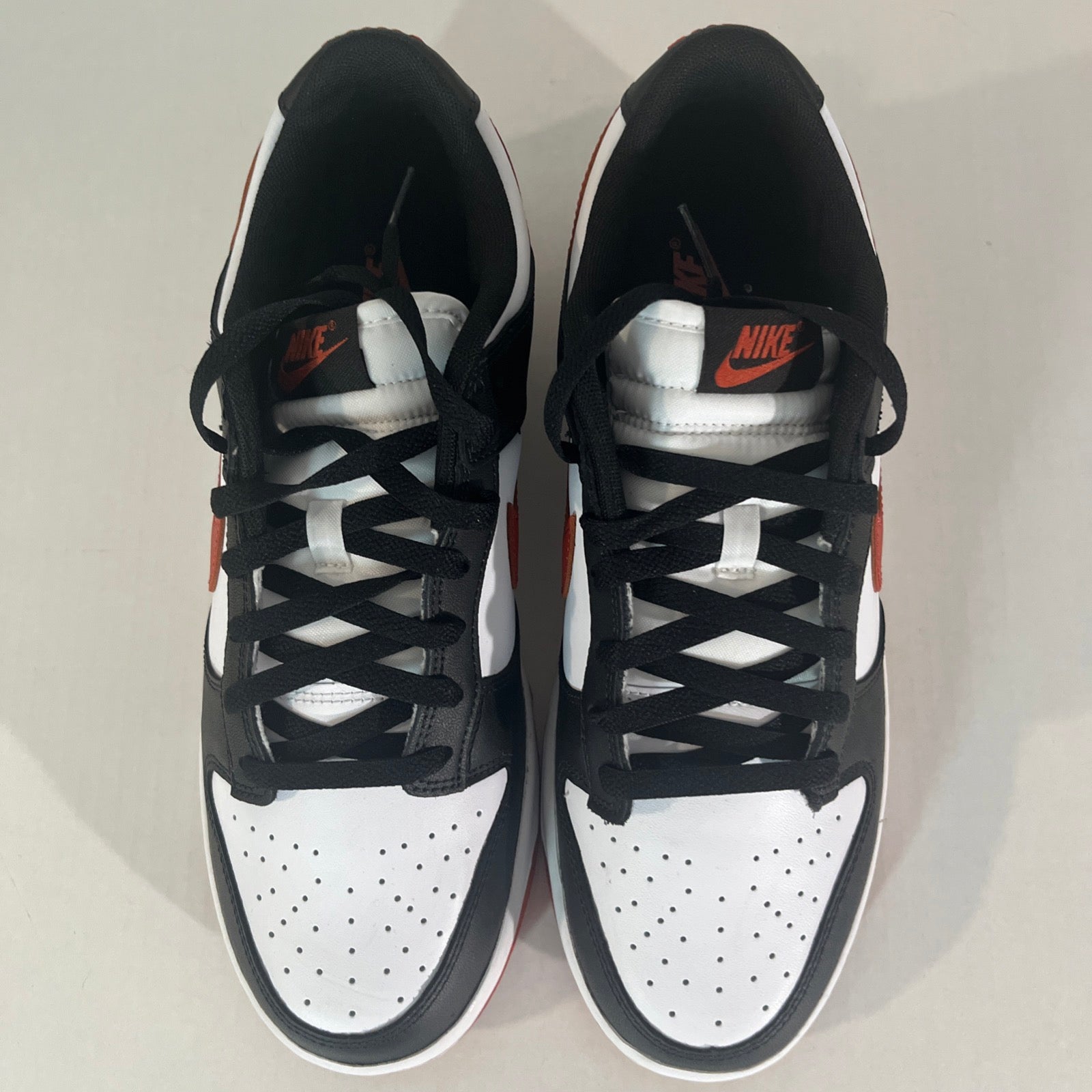11M Nike Dunk Low White/Black/Dragon Red (DV0833-108)