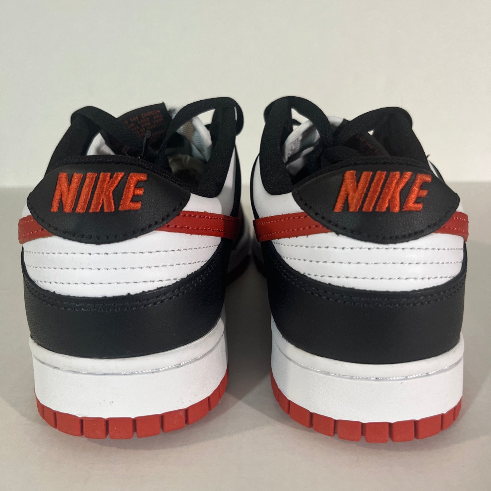 11M Nike Dunk Low White/Black/Dragon Red (DV0833-108)