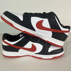 11M Nike Dunk Low White/Black/Dragon Red (DV0833-108)