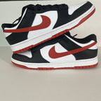11M Nike Dunk Low White/Black/Dragon Red (DV0833-108)