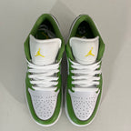 9.5M Nike Air Jordan 1 SE Low White/Chlorophyll-Lightning (HF4823-100)