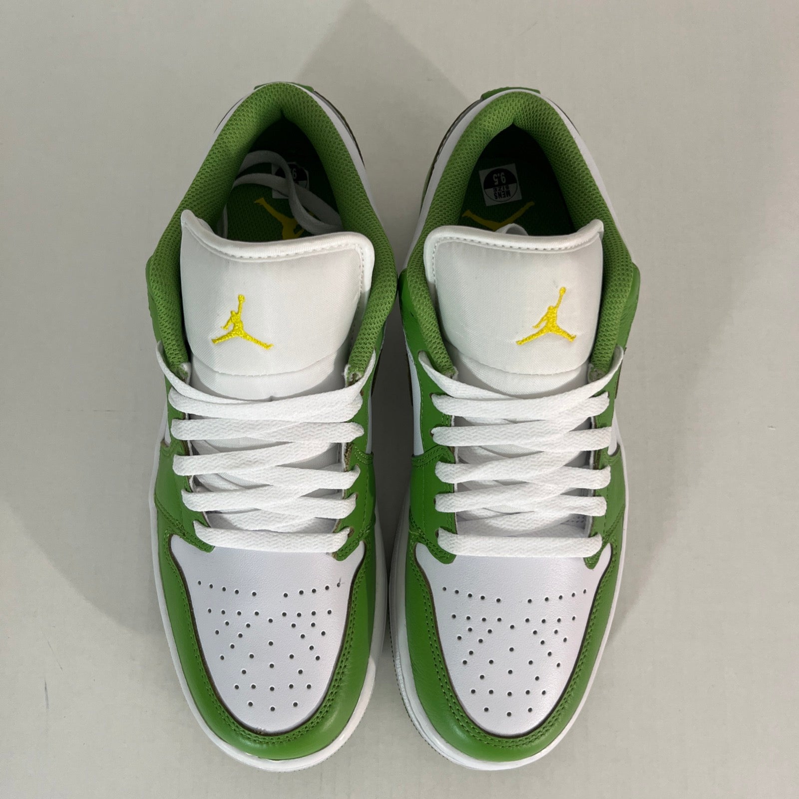 9.5M Nike Air Jordan 1 SE Low White/Chlorophyll-Lightning (HF4823-100)