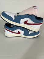 10.5M Nike Air Jordan 1 SE Low Motion Pack White/Armory Navy Aegean Storm (HM3711-144)
