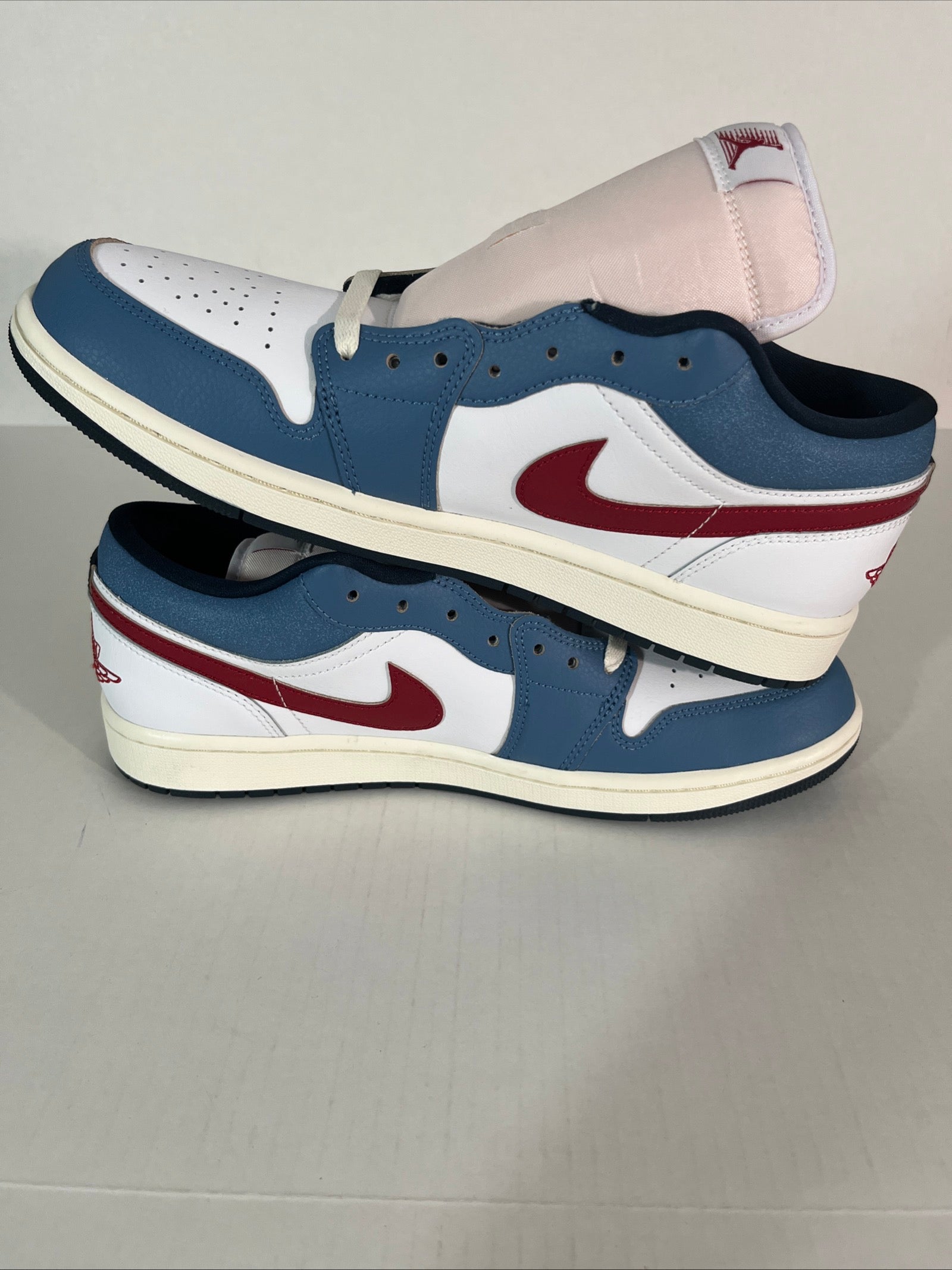 10.5M Nike Air Jordan 1 SE Low Motion Pack White/Armory Navy Aegean Storm (HM3711-144)
