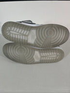11M Nike Air Jordan 1 SE Mid Patent White/Cool Grey-Medium Grey (HF3216-100)