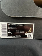 4Y Nike Air Jordan 1 Low Reverse Bred Gym Red/Black-White (553560-606)