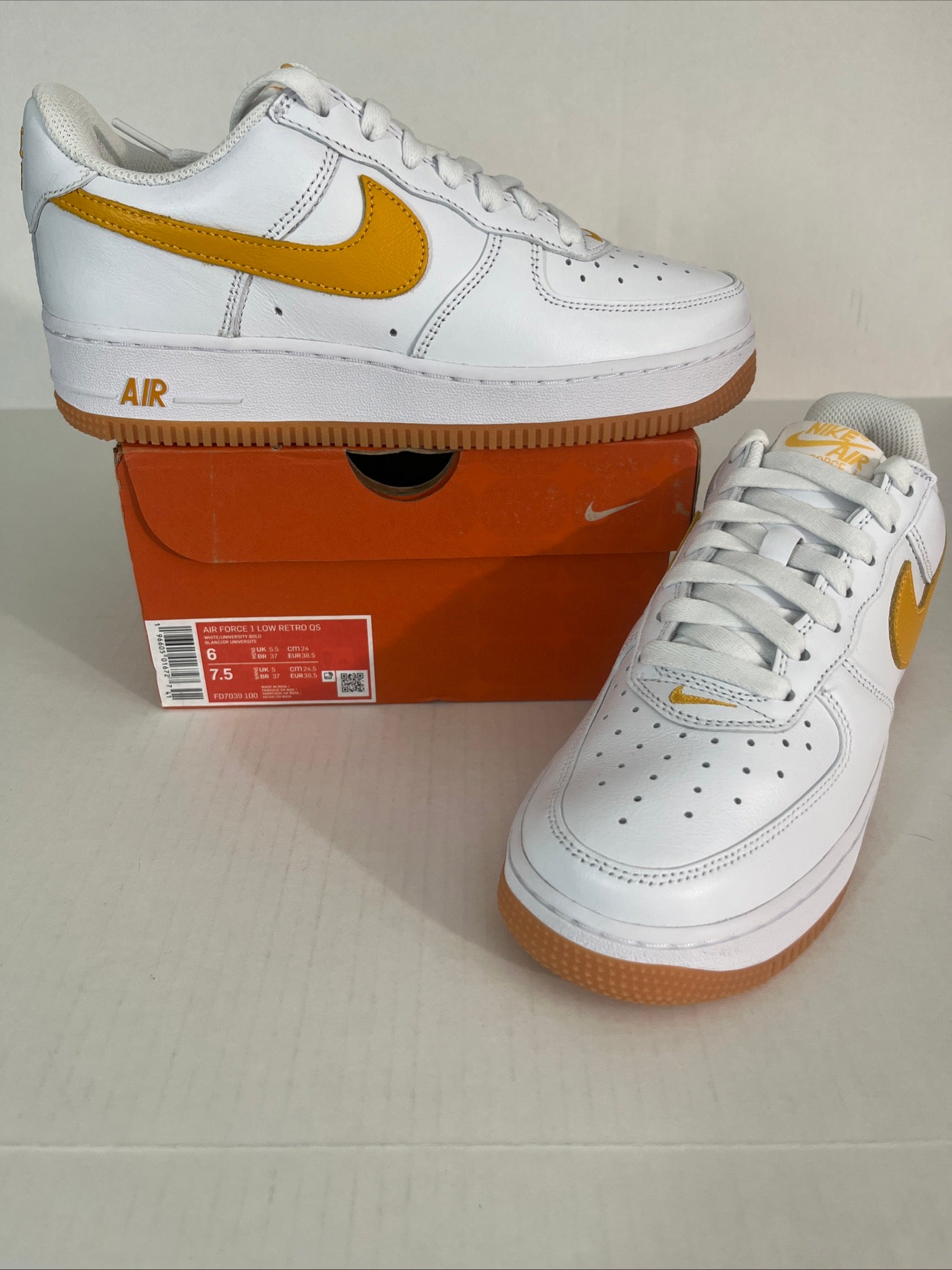 6M/7.5W Nike Air Force 1 Low Retro QS (FD7039-100)