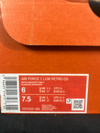 6M/7.5W Nike Air Force 1 Low Retro QS (FD7039-100)