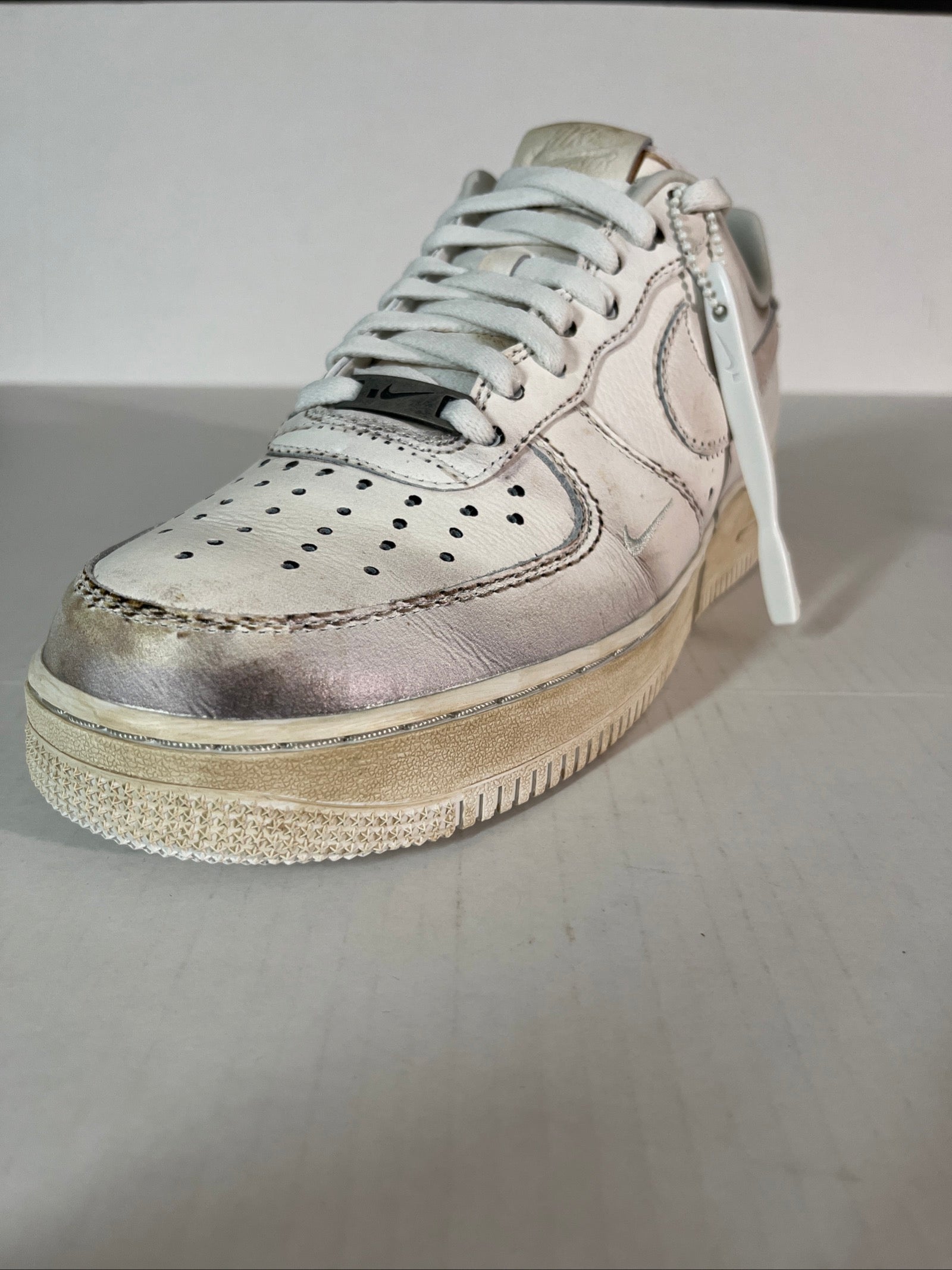 10.5M Nike Air Force 1 Low Smoke and Mirrors Pack-Dirty Triple White (HJ9346-100)